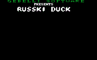 Russki Duck Title Screen